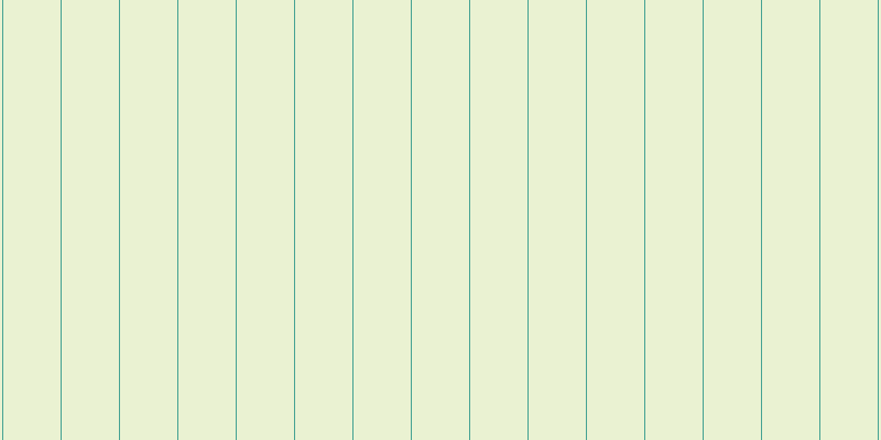 #b1cd4e (25%), #46a393 vertical lines, one pixels wide, fifty-two pixels apart