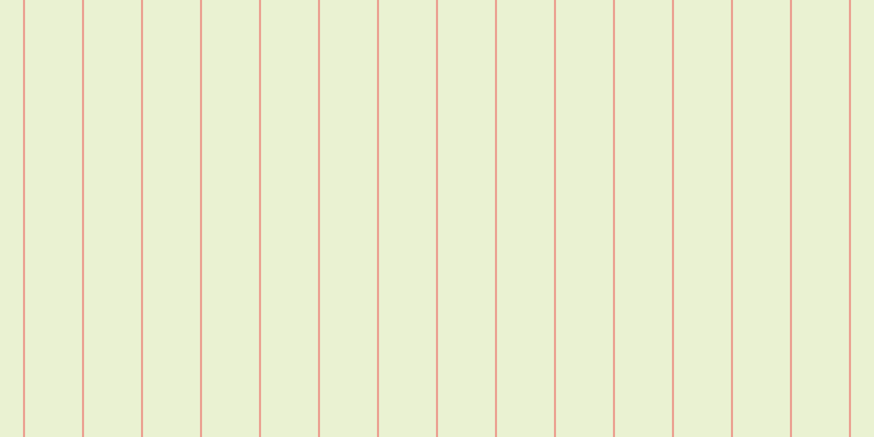#b1cd4e (25%), #eba393 vertical lines, two pixels wide, fifty-two pixels apart