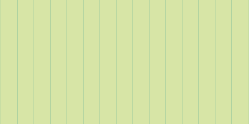 #b1cd4e (50%), #46a393 vertical lines, one pixels wide, fifty-two pixels apart