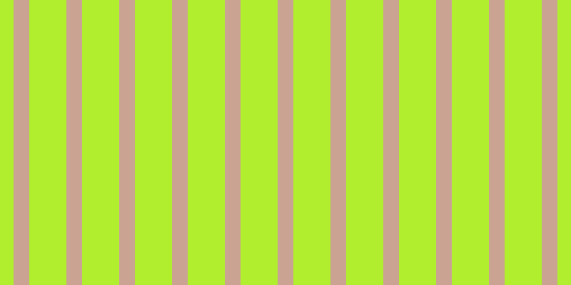 #b1ee2d, #caa393 vertical lines, twenty-two pixels wide, fifty-two pixels apart