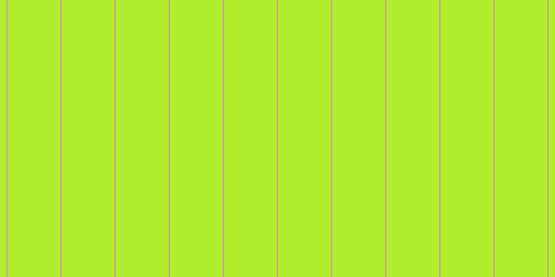 #b1ee2d, #caa393 vertical lines, two pixels wide, seventy-six pixels apart