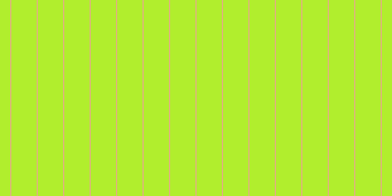 #b1ee2d, #eba393 vertical lines, two pixels wide, fifty-two pixels apart