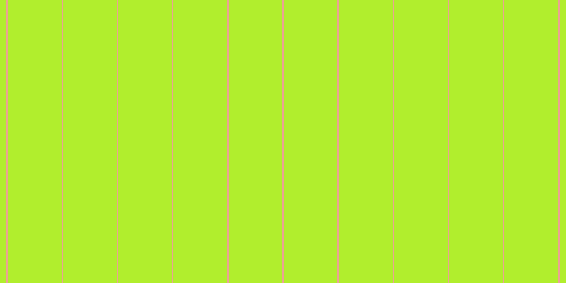 #b1ee2d, #eba393 vertical lines, two pixels wide, seventy-six pixels apart