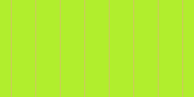 #b1ee2d, #eba393 vertical lines, two pixels wide, ninety-nine pixels apart