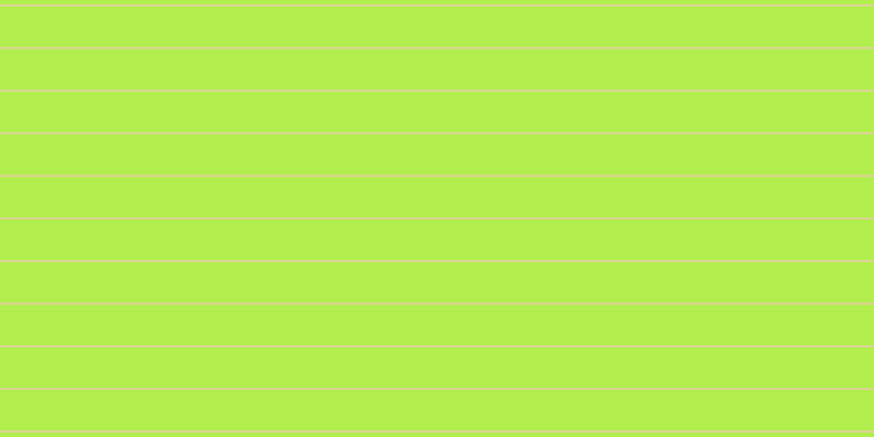 #b1ee4e, #dbd393 horizontal lines, two pixels wide, thirty-seven pixels apart