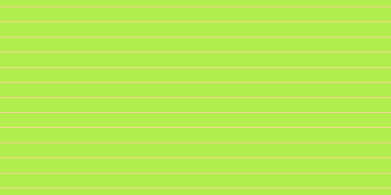 #b1ee4e, #fcd393 horizontal lines, two pixels wide, twenty-nine pixels apart