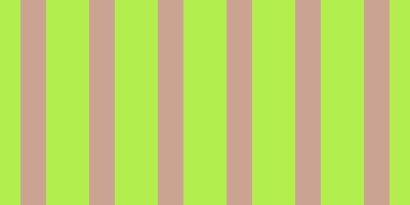 #b1ee4e, #caa393 vertical lines, fifty pixels wide, eighty-four pixels apart
