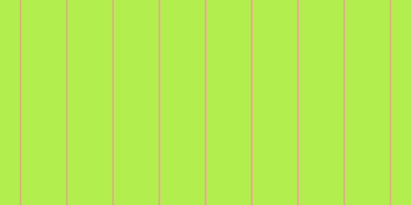 #b1ee4e, #eba393 vertical lines, three pixels wide, eighty-seven pixels apart