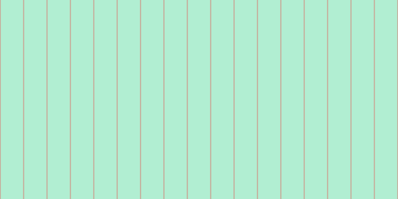 #b1eed2, #caa393 vertical lines, two pixels wide, forty-five pixels apart
