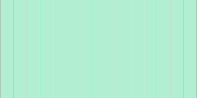 #b1eed2, #caa393 vertical lines, one pixels wide, fifty-two pixels apart