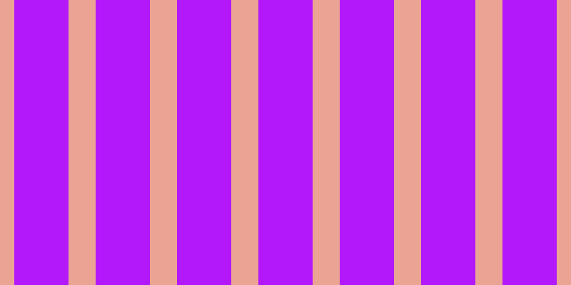 #b318fa, #eba393 vertical lines, thirty-eight pixels wide, seventy-six pixels apart
