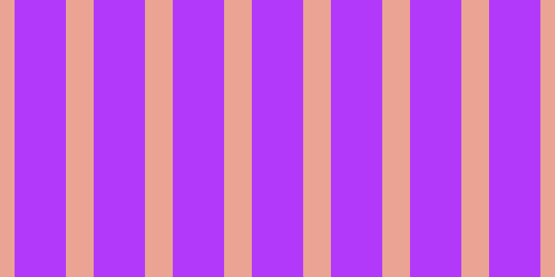 #b339fa, #eba393 vertical lines, forty pixels wide, seventy-four pixels apart