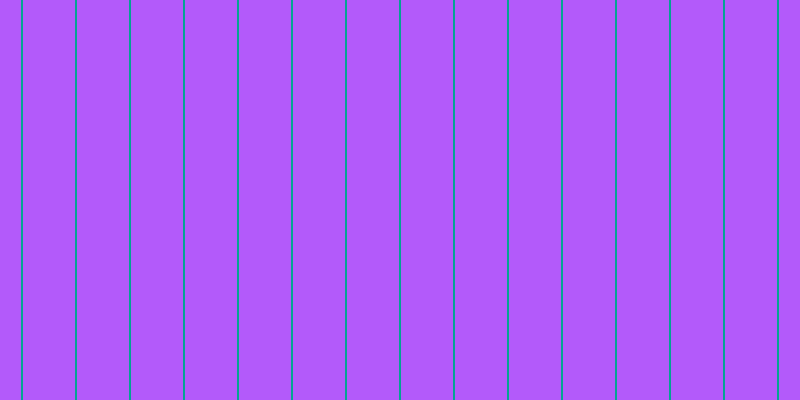 #b35afa, #04a393 vertical lines, two pixels wide, fifty-two pixels apart