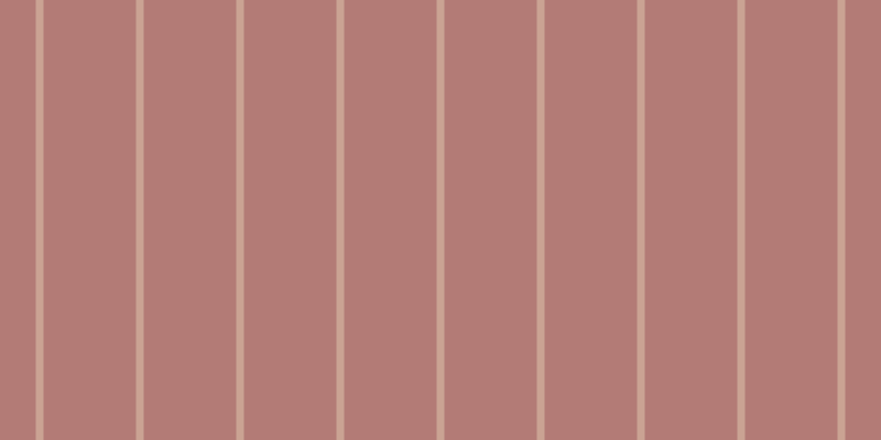#b37b76, #caa393 vertical lines, seven pixels wide, eighty-four pixels apart