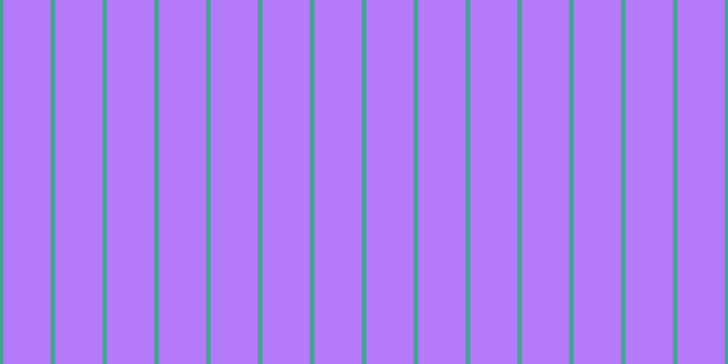 #b37bfa, #46a393 vertical lines, five pixels wide, fifty-two pixels apart