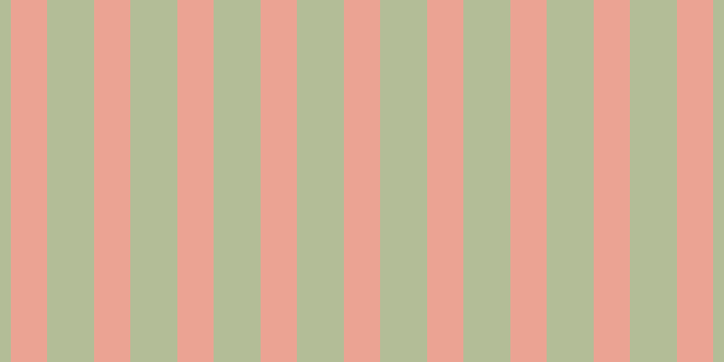 #b3bd97, #eba393 vertical lines, forty pixels wide, fifty-two pixels apart