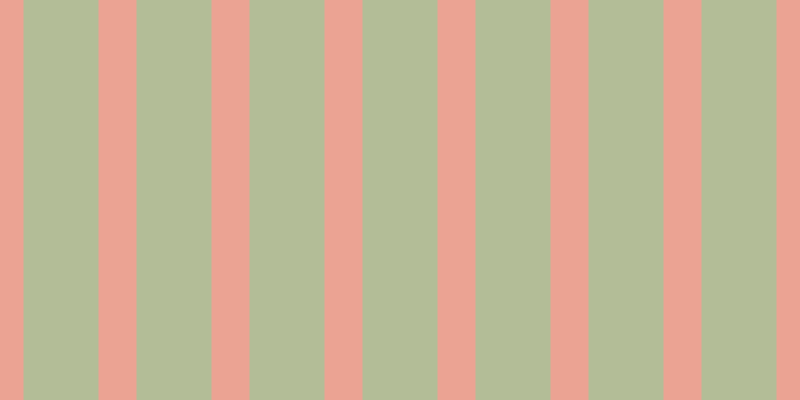 #b3bd97, #eba393 vertical lines, thirty-eight pixels wide, seventy-five pixels apart