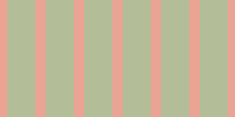 #b3bd97, #eba393 vertical lines, thirty-five pixels wide, ninety-six pixels apart