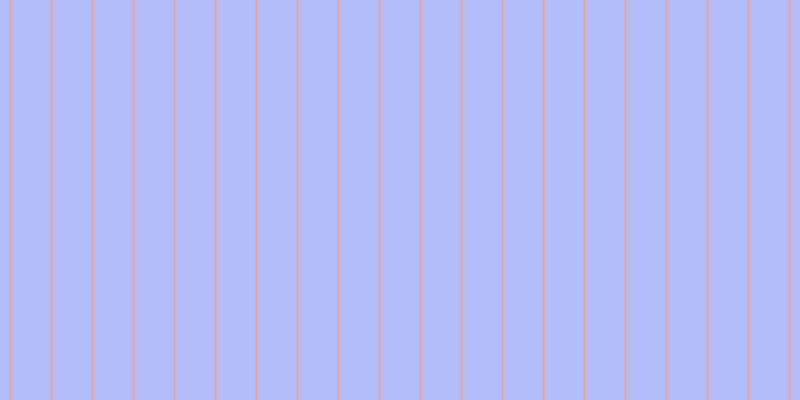 #b3bdfa, #eba393 vertical lines, two pixels wide, thirty-nine pixels apart