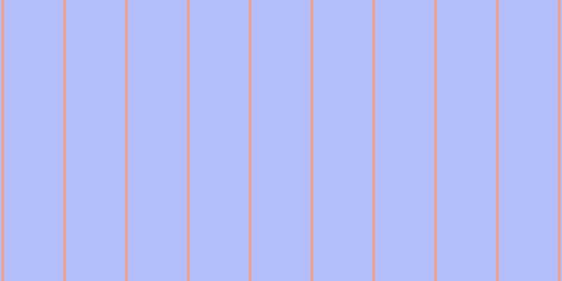 #b3bdfa, #eba393 vertical lines, four pixels wide, eighty-four pixels apart