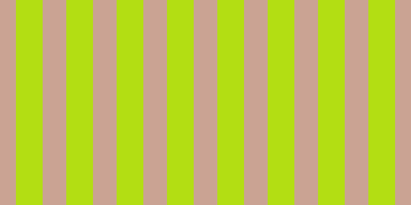 #b3de13, #caa393 vertical lines, forty-six pixels wide, fifty-two pixels apart