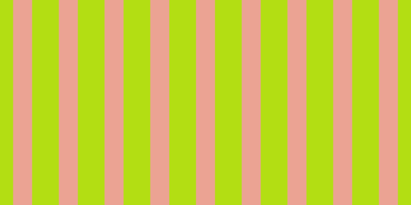 #b3de13, #eba393 vertical lines, thirty-seven pixels wide, fifty-two pixels apart