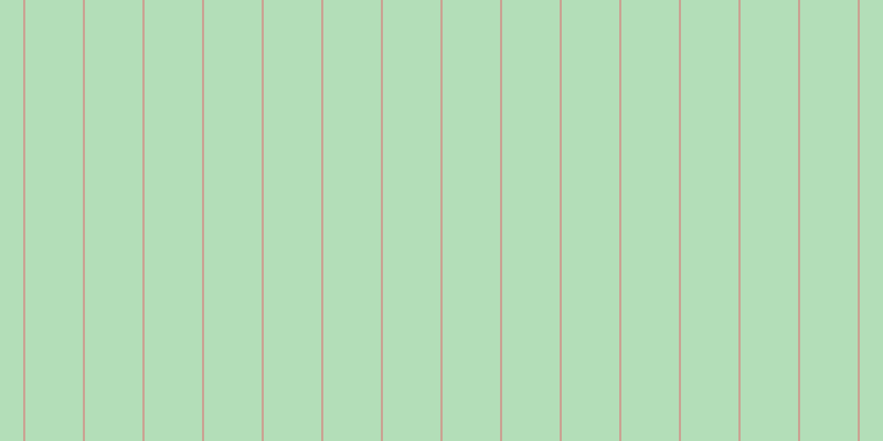 #b3deb8, #caa393 vertical lines, two pixels wide, fifty-two pixels apart