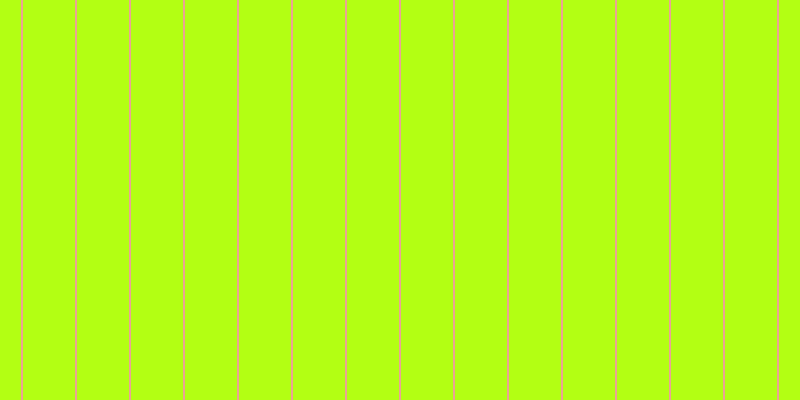 #b3ff13, #eba393 vertical lines, two pixels wide, fifty-two pixels apart