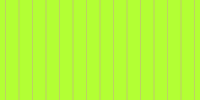 #b3ff34, #caa393 vertical lines, two pixels wide, fifty-two pixels apart