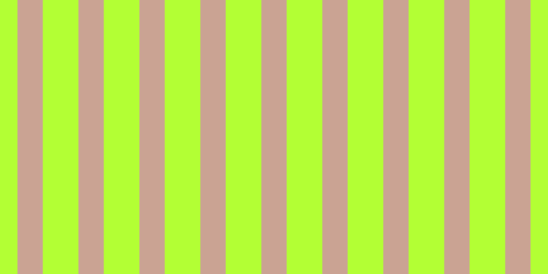 #b3ff34, #caa393 vertical lines, thirty-seven pixels wide, fifty-two pixels apart