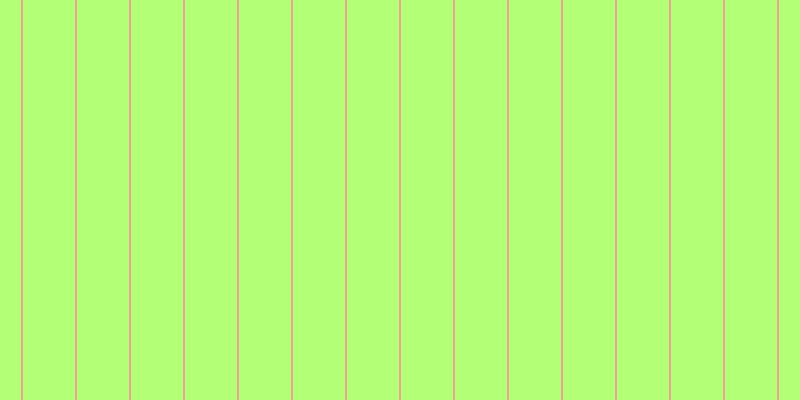 #b3ff76, #eba393 vertical lines, two pixels wide, fifty-two pixels apart