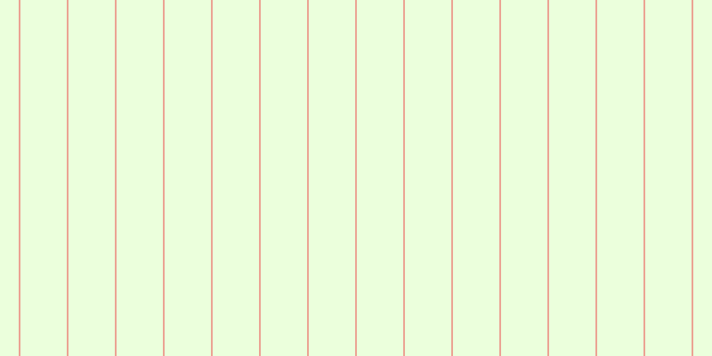#b3ff76 (25%), #eba393 vertical lines, two pixels wide, fifty-two pixels apart