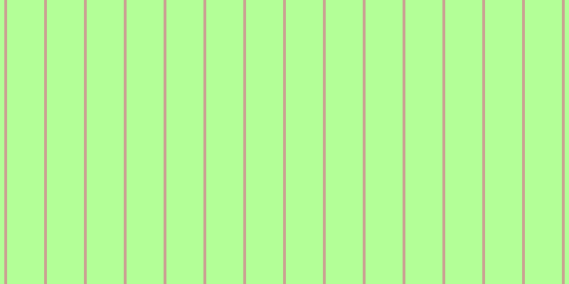#b3ff97, #caa393 vertical lines, four pixels wide, fifty-two pixels apart
