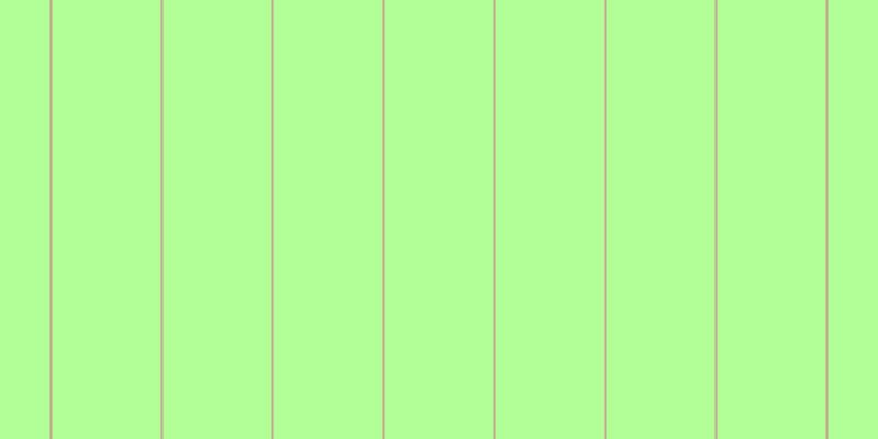 #b3ff97, #caa393 vertical lines, two pixels wide, ninety-nine pixels apart