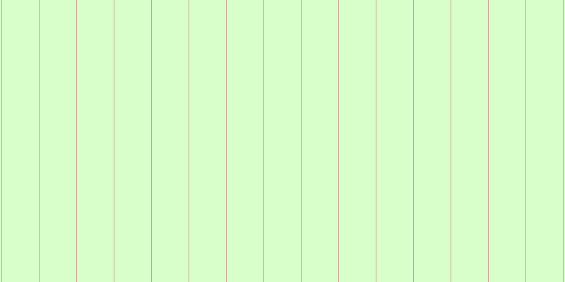 #b3ff97 (50%), #caa393 vertical lines, one pixels wide, fifty-two pixels apart