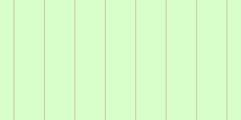 #b3ff97 (50%), #caa393 vertical lines, two pixels wide, ninety-nine pixels apart