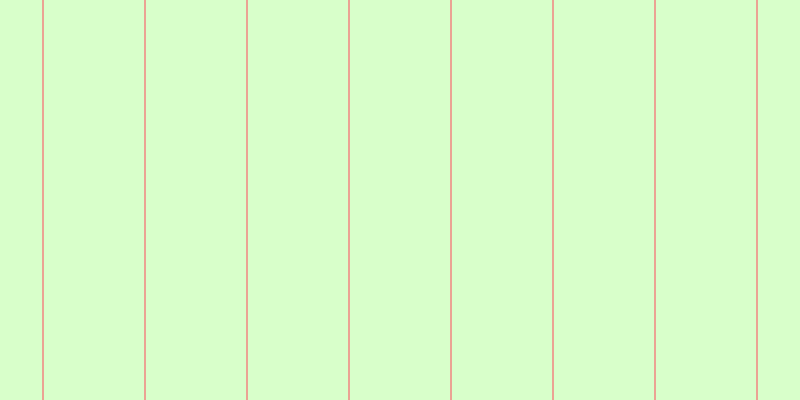 #b3ff97 (50%), #eba393 vertical lines, two pixels wide, one hundred pixels apart
