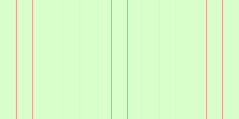 #b3ff97 (50%), #eba393 vertical lines, one pixels wide, fifty-two pixels apart