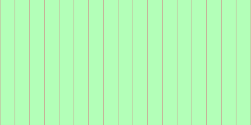 #b3ffb8, #caa393 vertical lines, two pixels wide, forty-five pixels apart