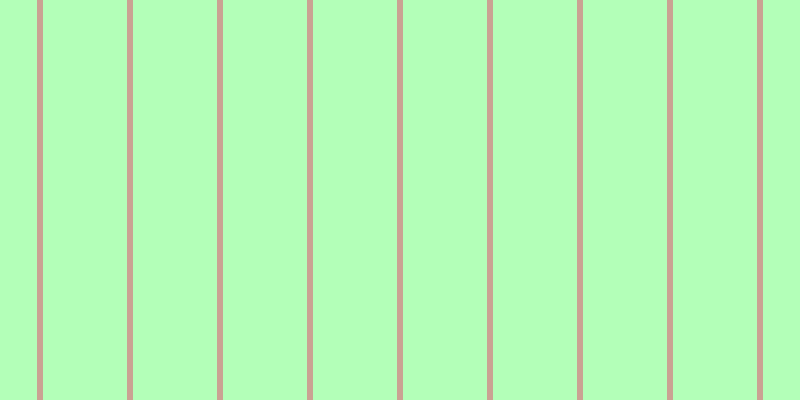 #b3ffb8, #caa393 vertical lines, six pixels wide, eighty-four pixels apart