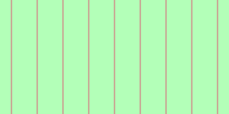 #b3ffb8, #caa393 vertical lines, five pixels wide, eighty-five pixels apart