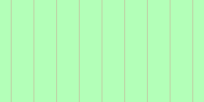 #b3ffb8, #caa393 vertical lines, two pixels wide, eighty-seven pixels apart