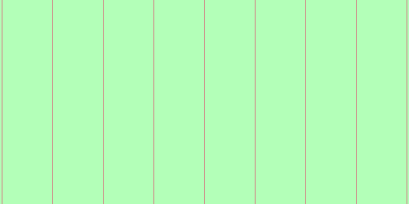 #b3ffb8, #caa393 vertical lines, two pixels wide, ninety-seven pixels apart
