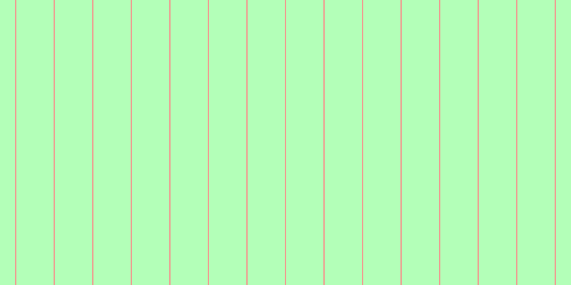 #b3ffb8, #eba393 vertical lines, two pixels wide, fifty-two pixels apart