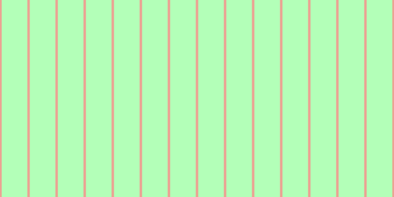 #b3ffb8, #eba393 vertical lines, five pixels wide, fifty-two pixels apart