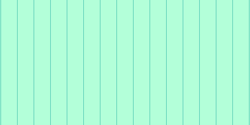 #b3ffd9, #04a393 vertical lines, one pixels wide, fifty-two pixels apart