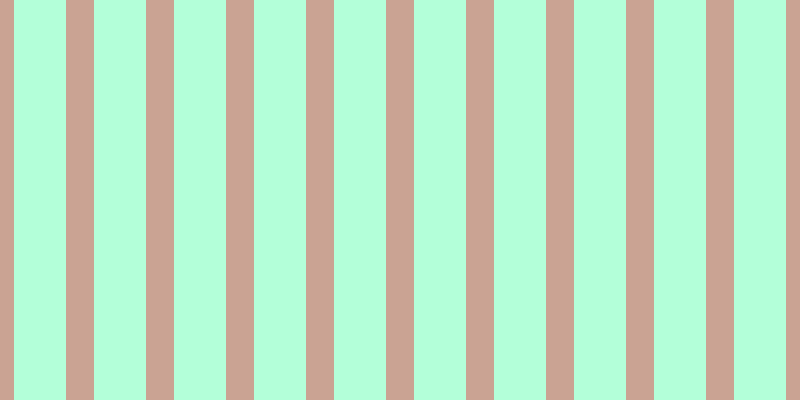 #b3ffd9, #caa393 vertical lines, twenty-eight pixels wide, fifty-two pixels apart