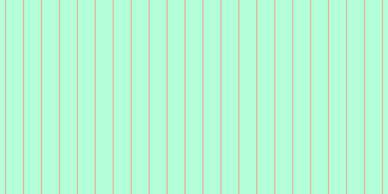 #b3ffd9, #eba393 vertical lines, two pixels wide, thirty-five pixels apart