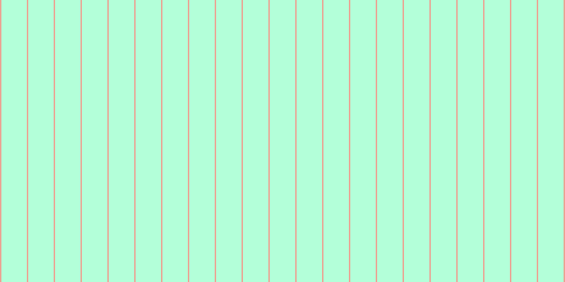 #b3ffd9, #eba393 vertical lines, two pixels wide, thirty-six pixels apart