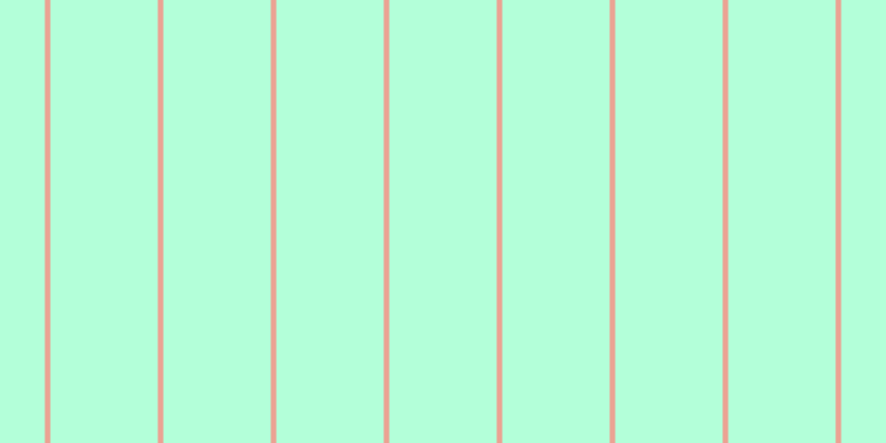 #b3ffd9, #eba393 vertical lines, five pixels wide, ninety-seven pixels apart